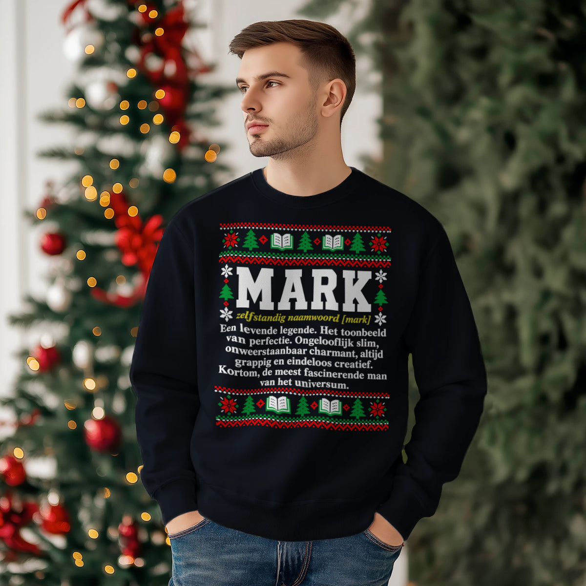 Male model shot, viewing the front side.