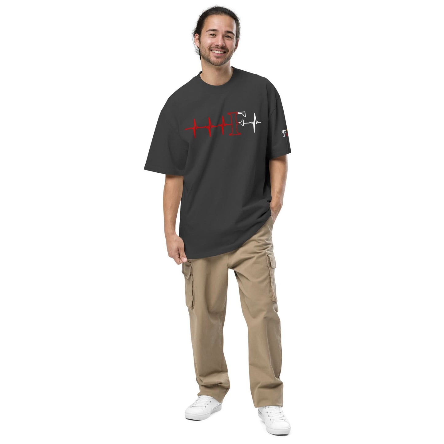 Oversized faded t-shirt  (Speciale editie- 010 Supporters)