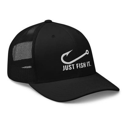 Truckerpet Geborduurd (Just fish it)