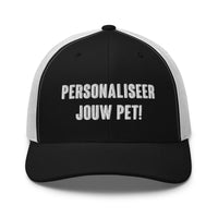Geborduurde Truckerpet (Personaliseer jouw eigen pet! Vul een tekst in)