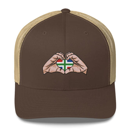 Truckerpet Met Borduurwerk (Groningen Love)