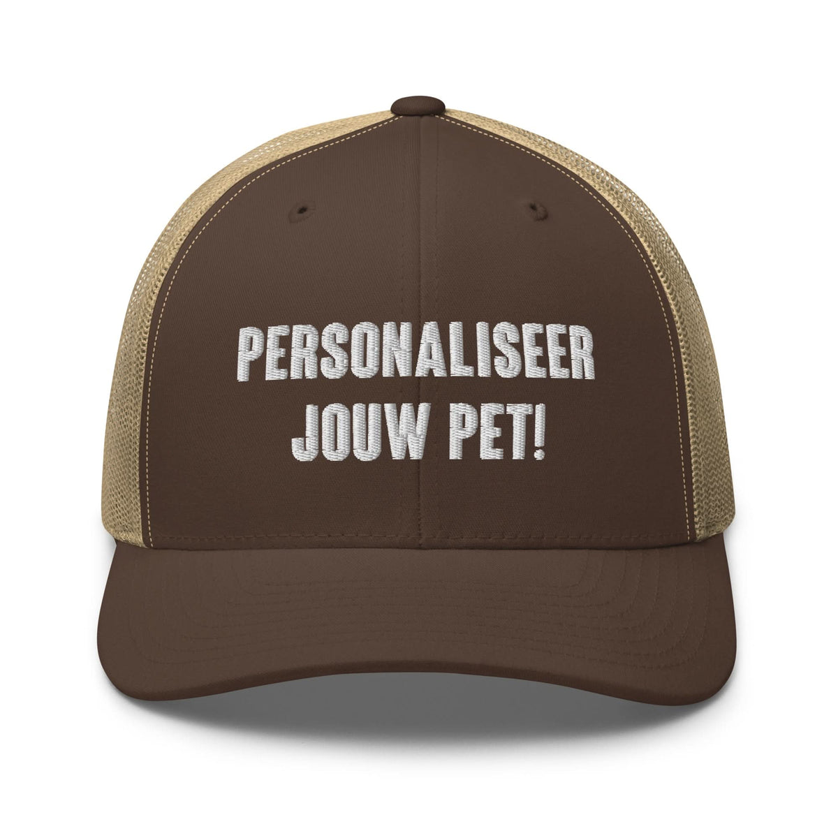 Geborduurde Truckerpet (Personaliseer jouw eigen pet! Vul een tekst in)