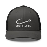 Truckerpet Geborduurd (Just fish it)