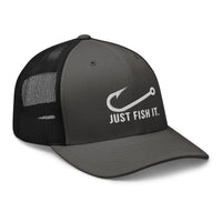 Truckerpet Geborduurd (Just fish it)