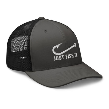 Truckerpet Geborduurd (Just fish it)