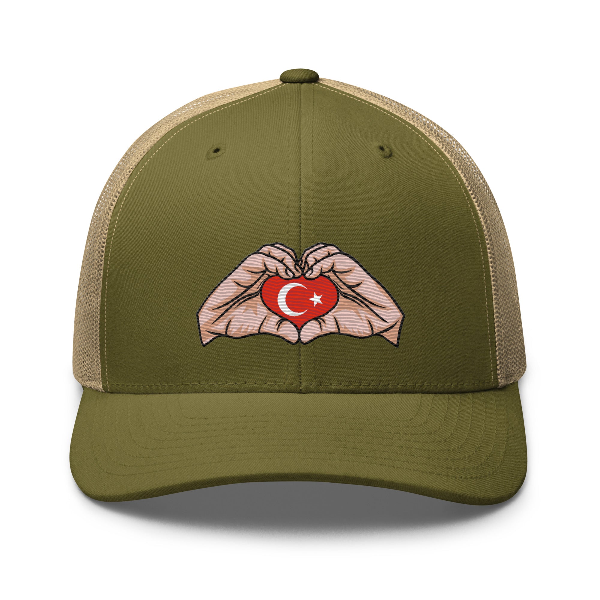 Geborduurde Truckerpet (Love Turkije)