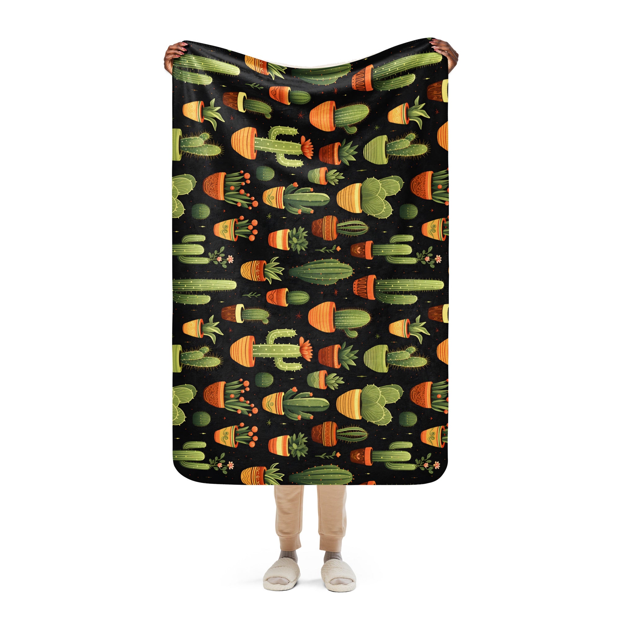 Sherpa blanket - Cactus