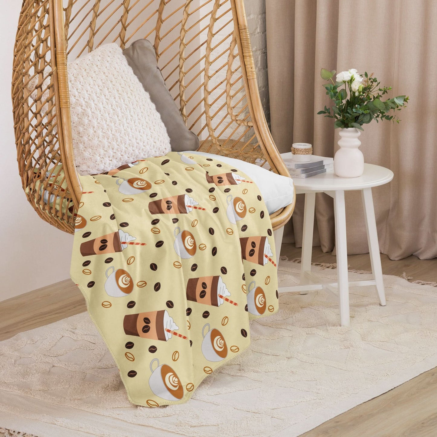 Sherpa blanket - Koffie