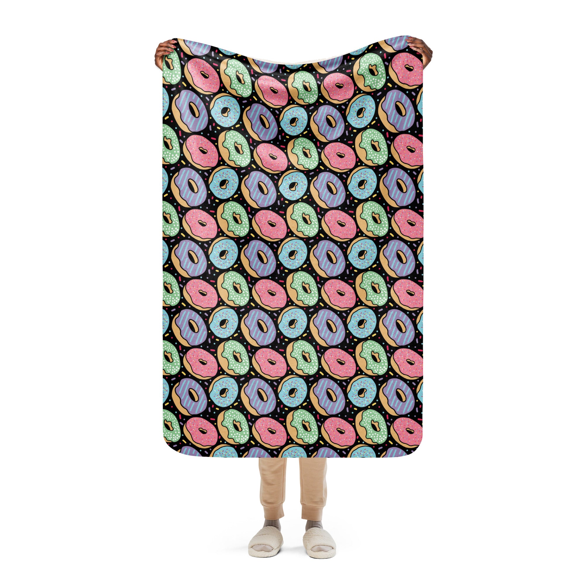 Sherpa blanket - Donuts