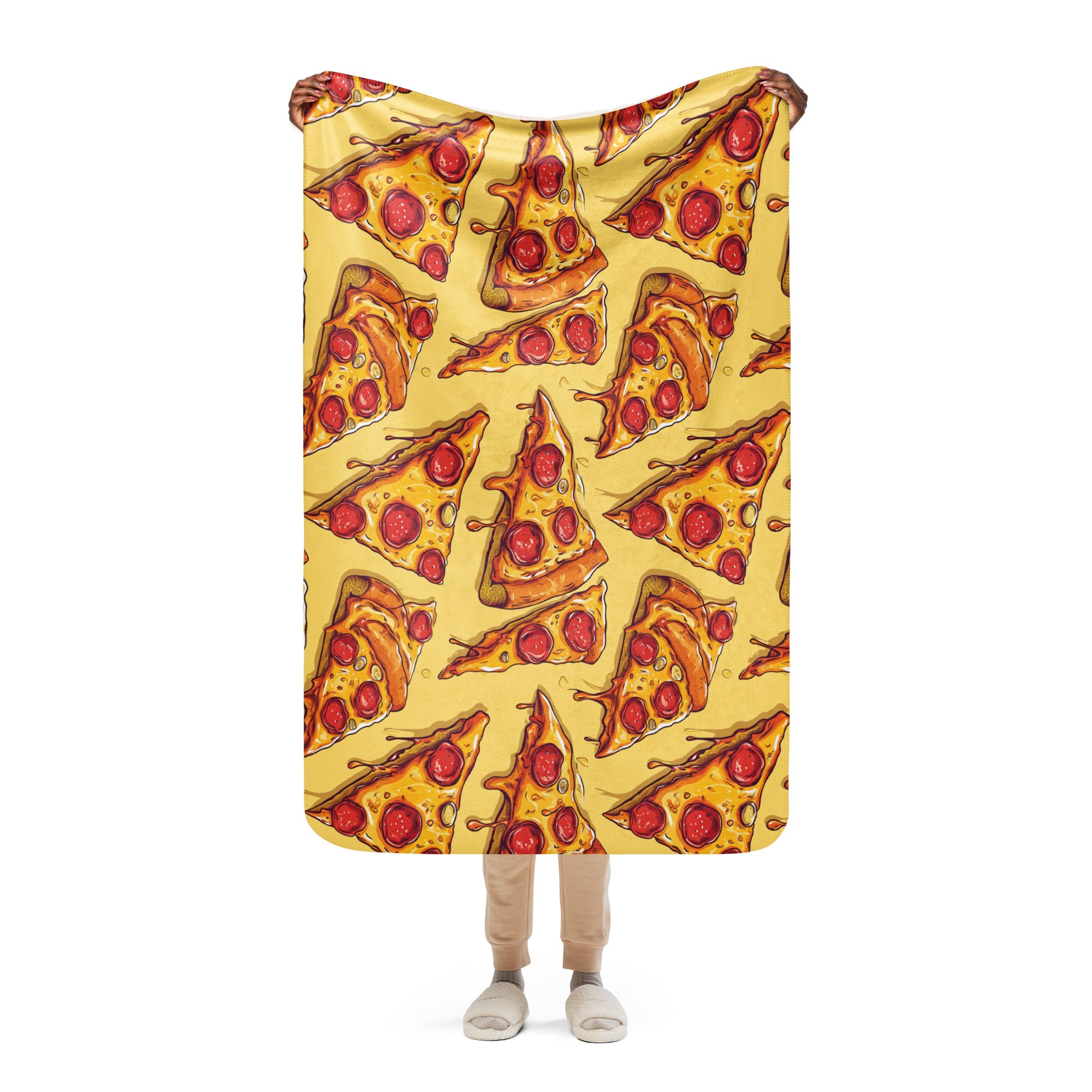 Sherpa blanket - Pizza