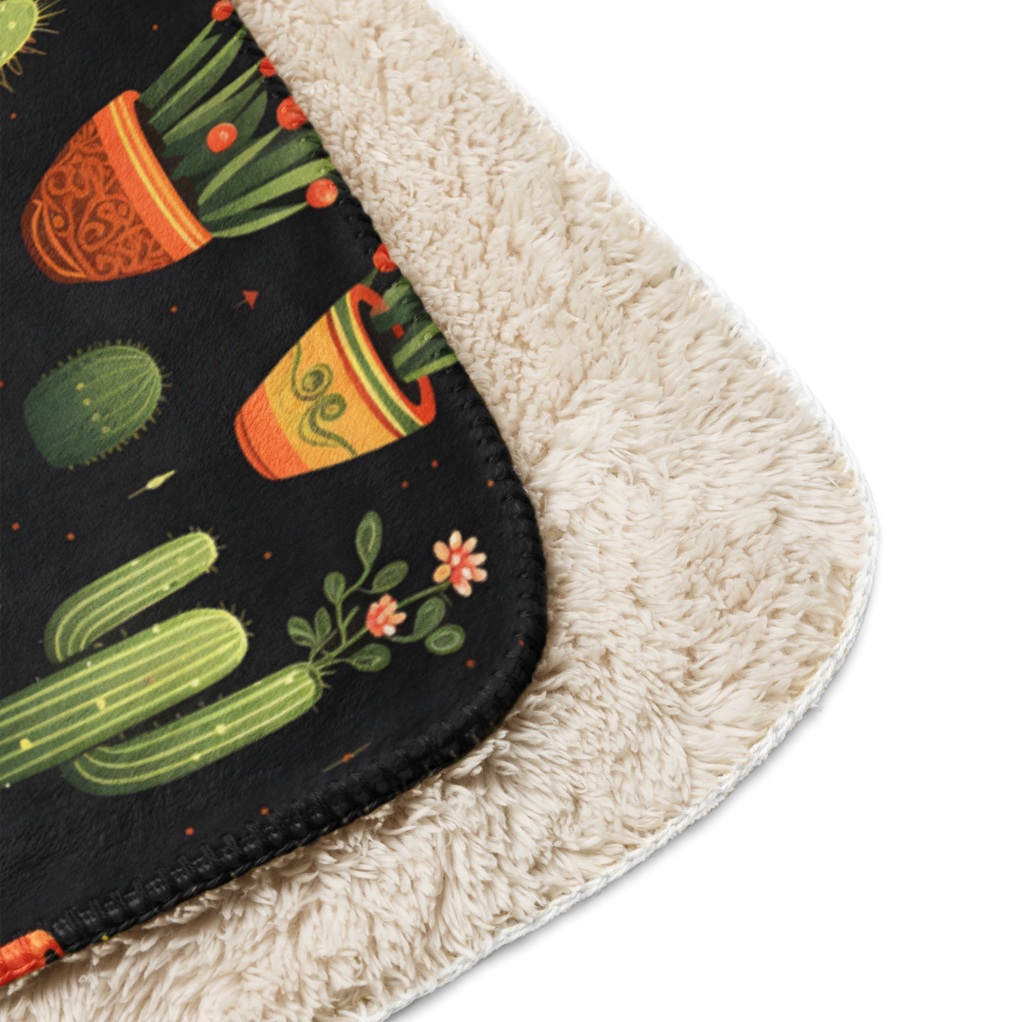 Sherpa blanket - Cactus