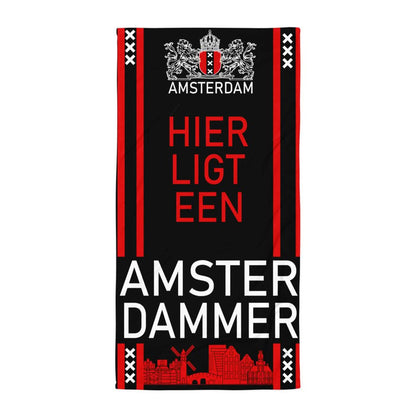 Handdoek (Hier ligt een Amsterdammer)