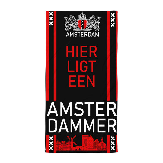 Handdoek (Hier ligt een Amsterdammer)