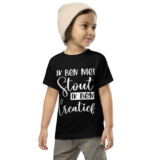 Peuter T-shirts (Ik Ben Niet Stout, Creatief!)