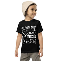Peuter T-shirts (Ik Ben Niet Stout, Creatief!)