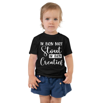 Peuter T-shirts (Ik Ben Niet Stout, Creatief!)