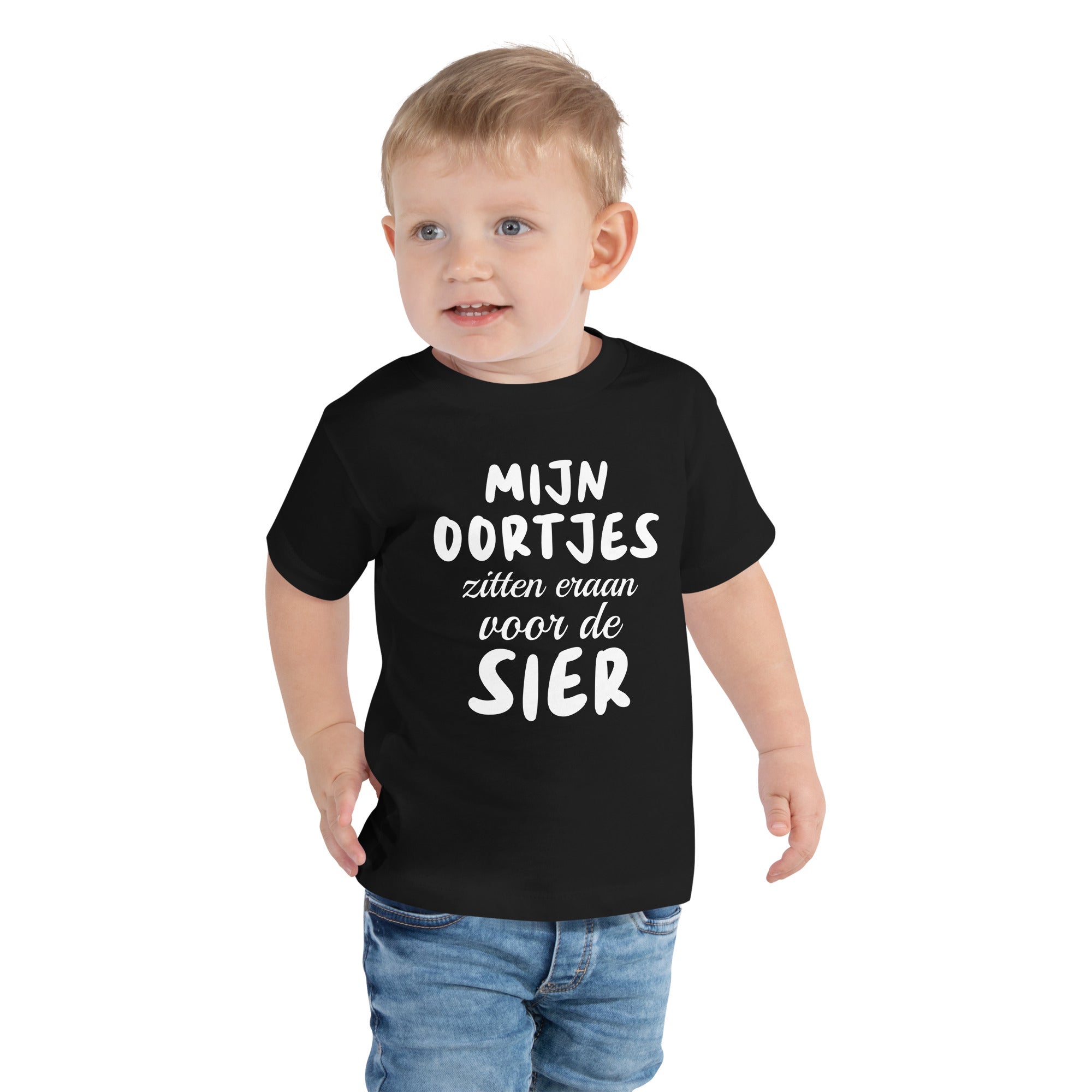 Peuter T-shirts (Mijn Oortjes Zitten Eraan Voor De Sier)