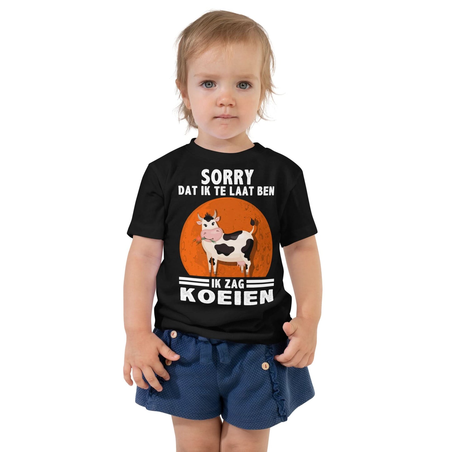 Peuter T-shirts (Sorry dat ik te laat ben - koeien)