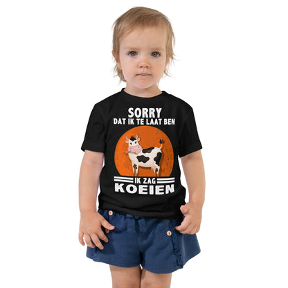 Peuter T-shirts (Sorry dat ik te laat ben - koeien)