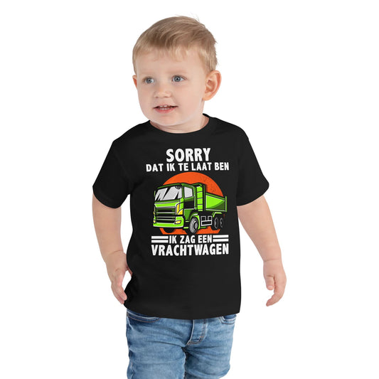Peuter T-shirts (Sorry dat ik te laat ben - vrachtwagen)