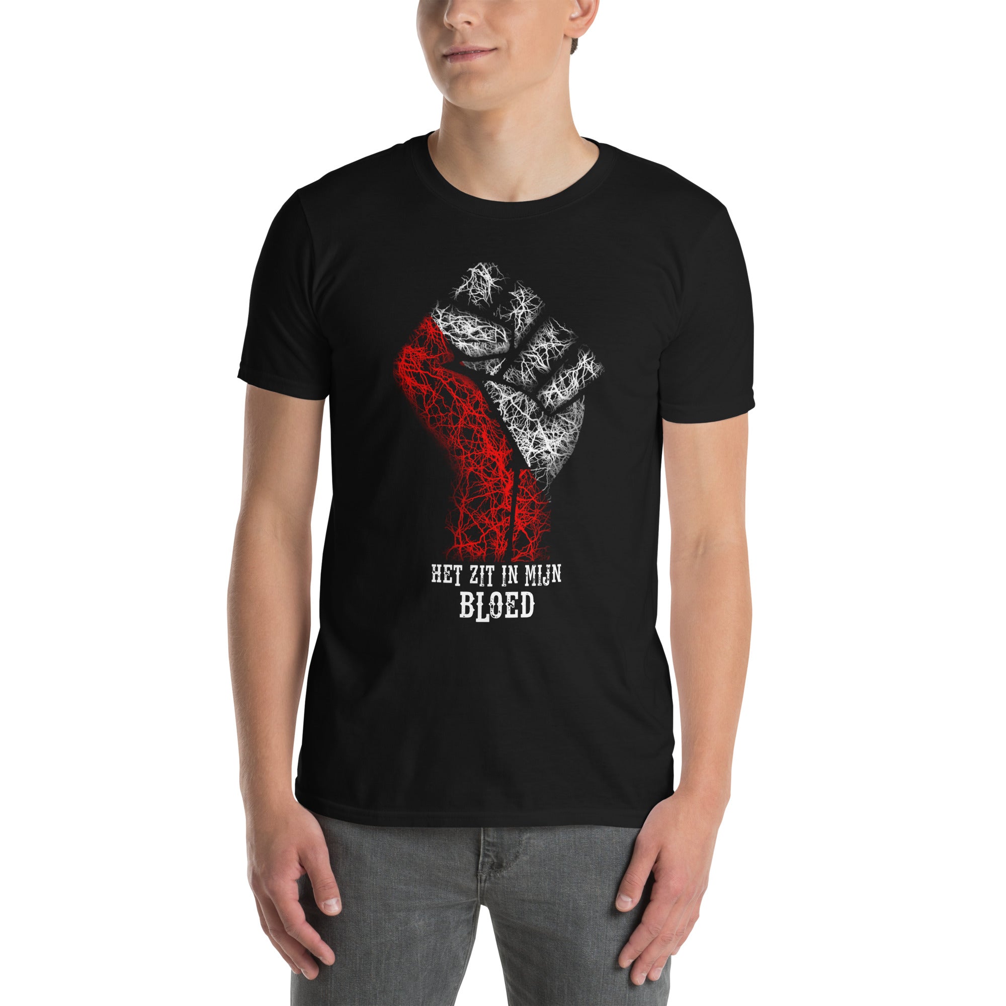 Unisex T-shirt (Het zit in mijn bloed)