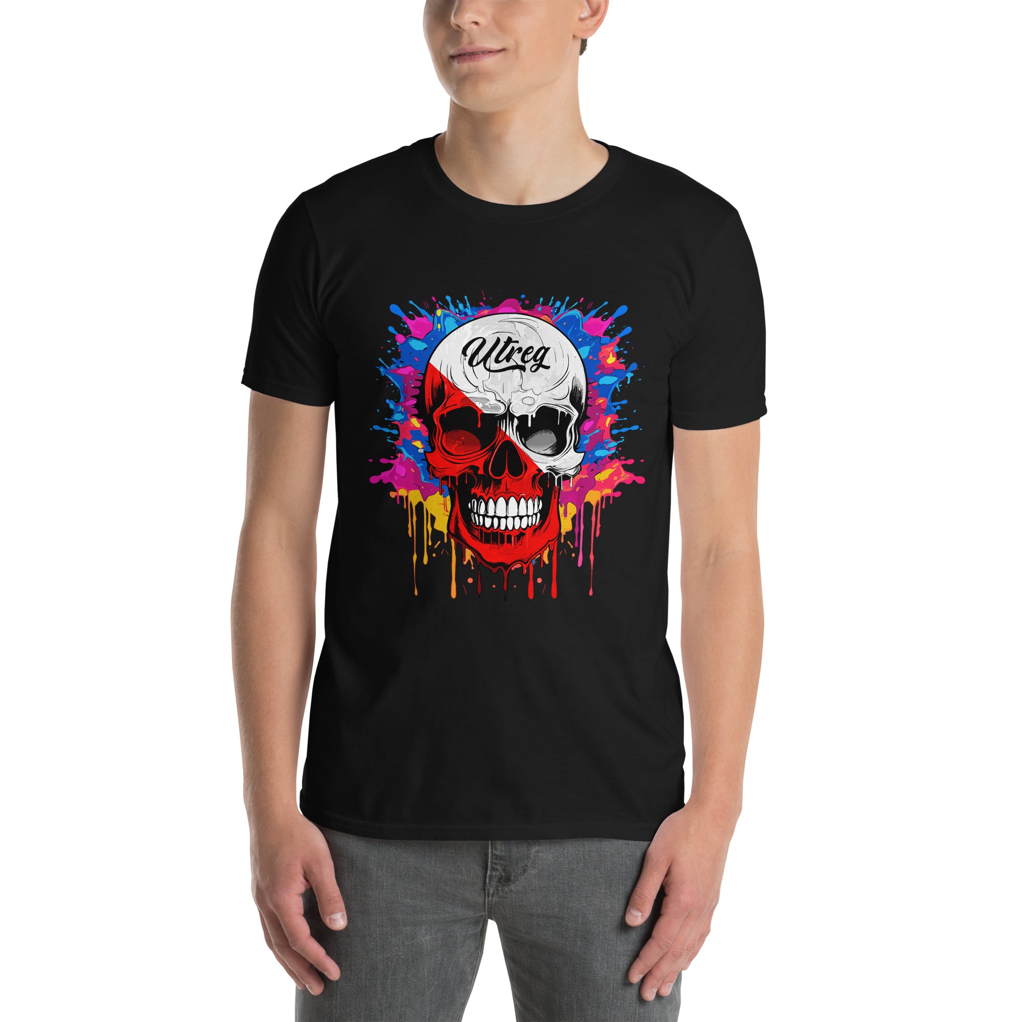 Unisex T-shirt (Utreg Flag Skull)