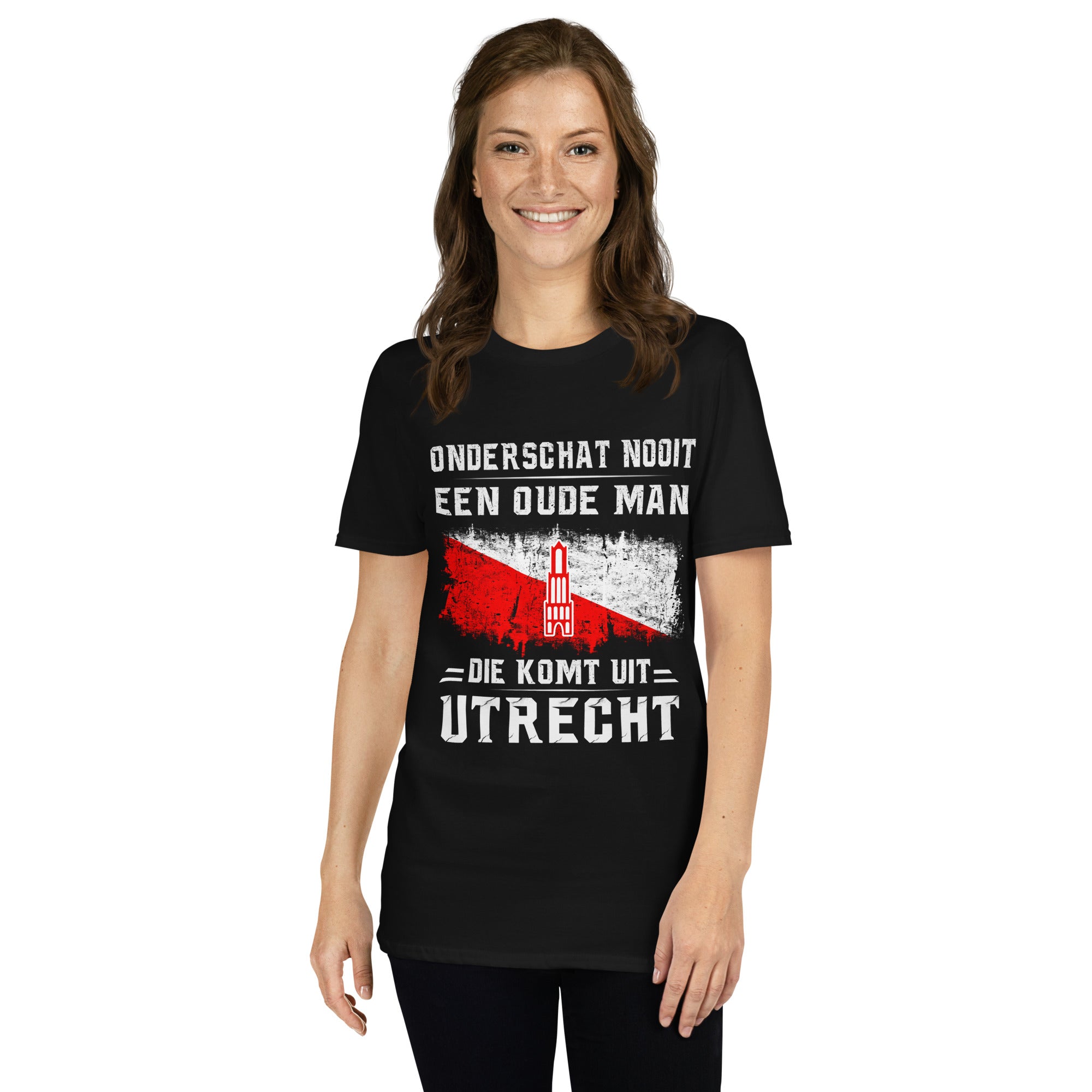 Unisex T-shirt (Onderschat nooit een Utrechter)