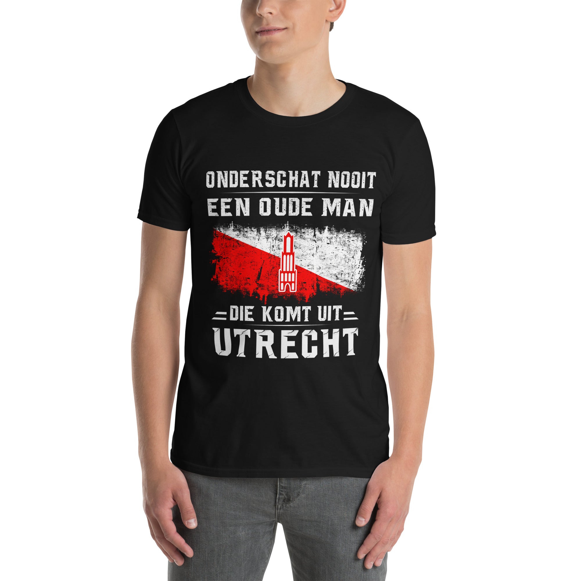 Unisex T-shirt (Onderschat nooit een Utrechter)