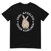 Unisex T-shirt ( snel afgeleid door konijnen)