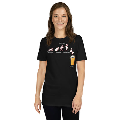 Unisex T-shirt (Bier Evolutie)