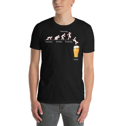 Unisex T-shirt (Bier Evolutie)