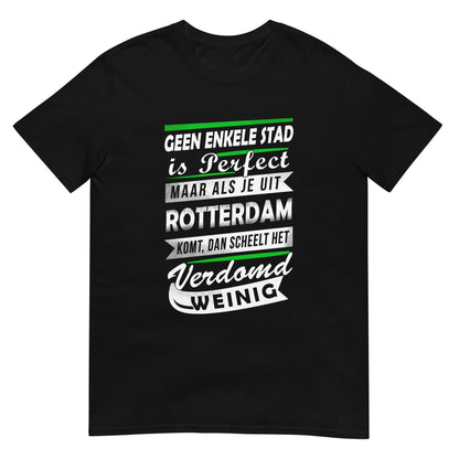 Unisex T-Shirt (Geen enkele stad is Perfect)