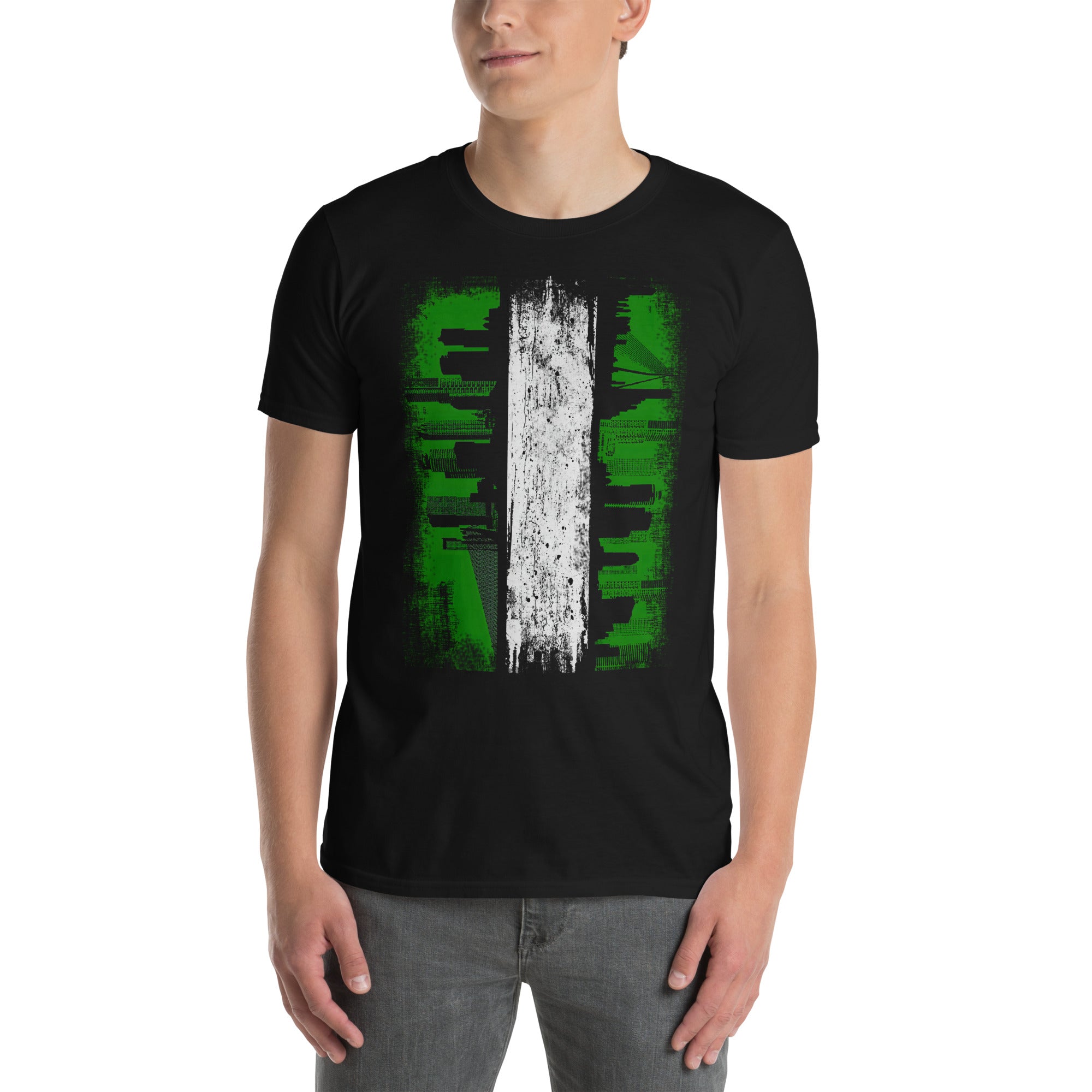 Unisex T-shirt (Rotterdam Skyline Vlag)