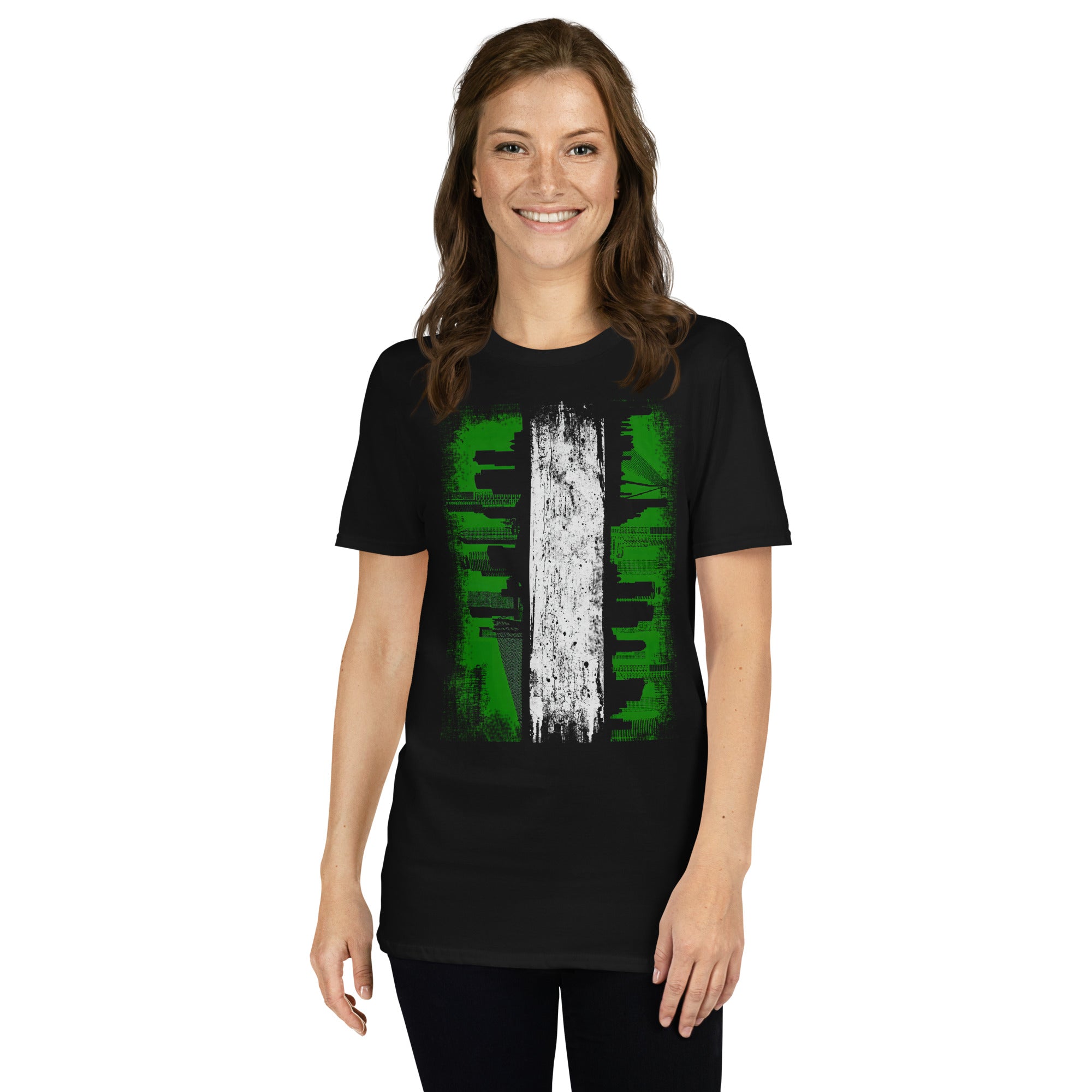 Unisex T-shirt (Rotterdam Skyline Vlag)