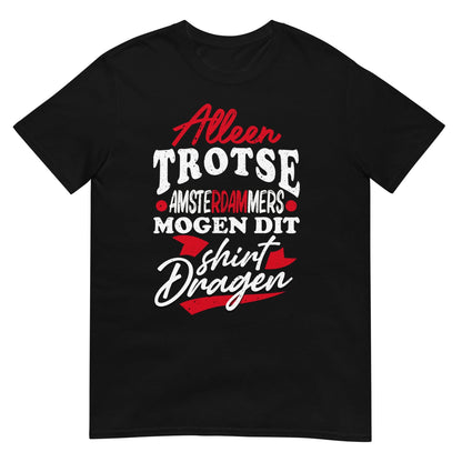 Unisex T-shirt (trotse Amsterdammer)