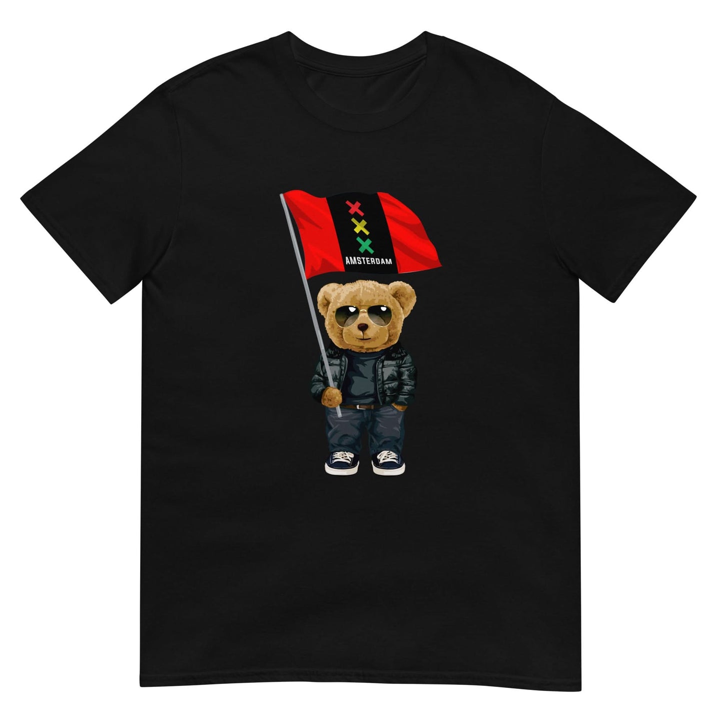 Unisex T-shirt (Amsterdam Bear Vlag)