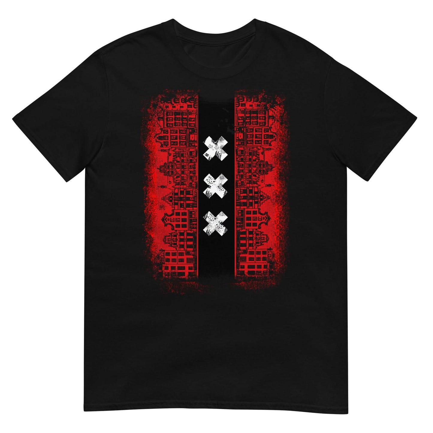 Unisex T-shirt (Amsterdam Skyline Vlag)