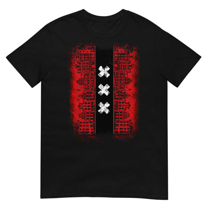 Unisex T-shirt (Amsterdam Skyline Vlag)