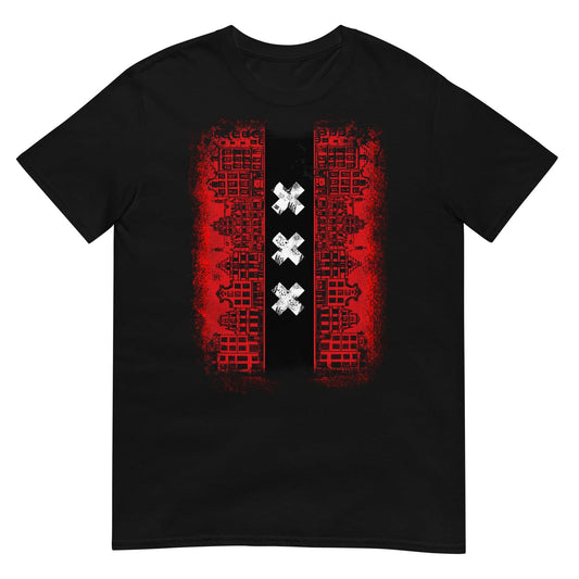 Unisex T-shirt (Amsterdam Skyline Vlag)