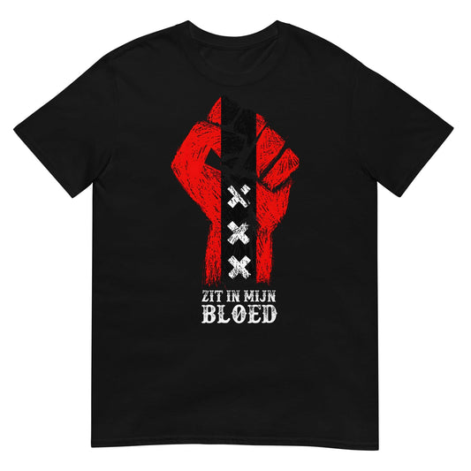 Unisex T-shirt (Amsterdam Zit in Mijn Bloed)