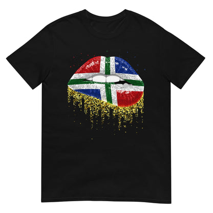 Unisex T-shirt (Groningen Flag Lips)