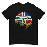 Unisex T-shirt (Groningen Flag Lips)