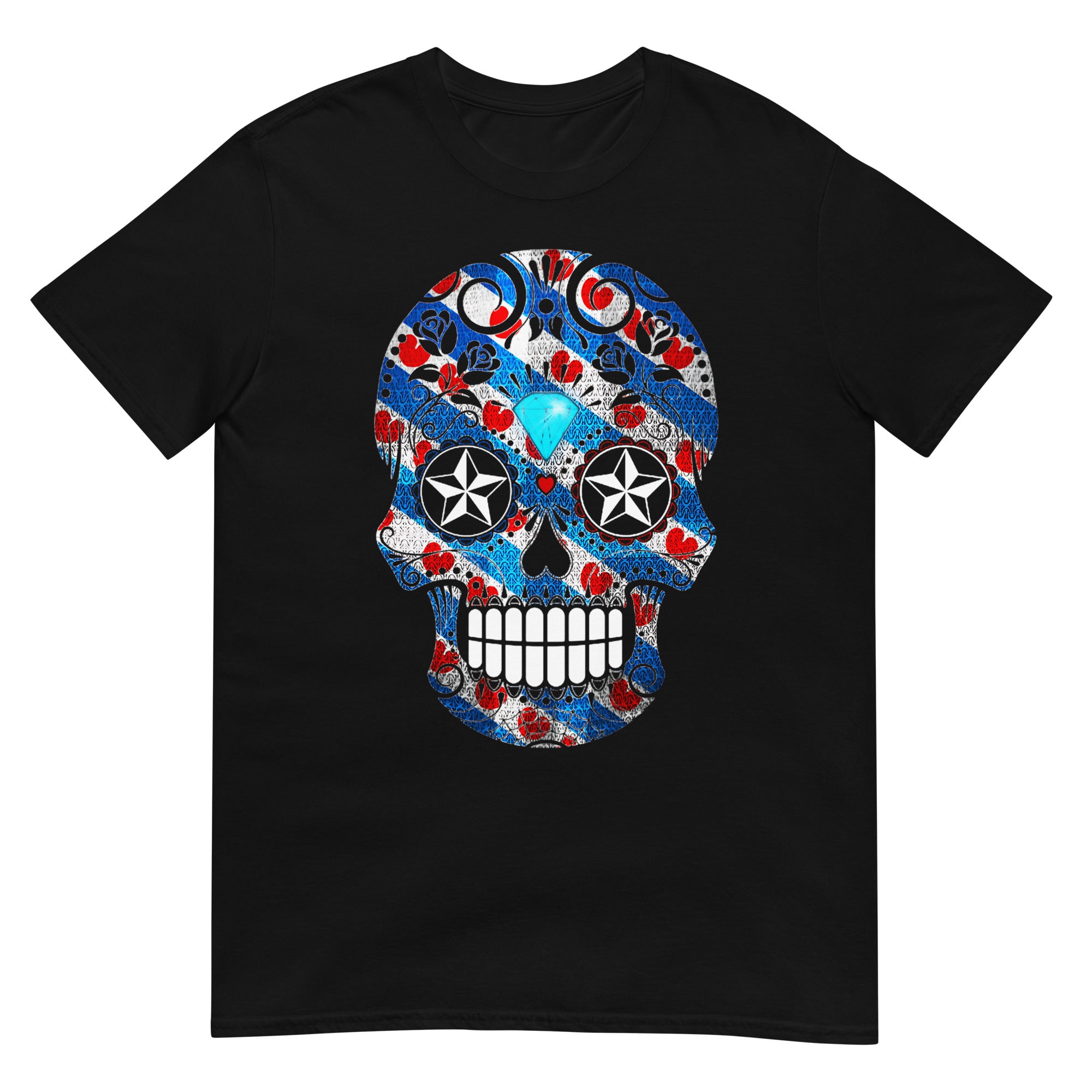 Unisex T-shirt (Friesland Sugar Skull)