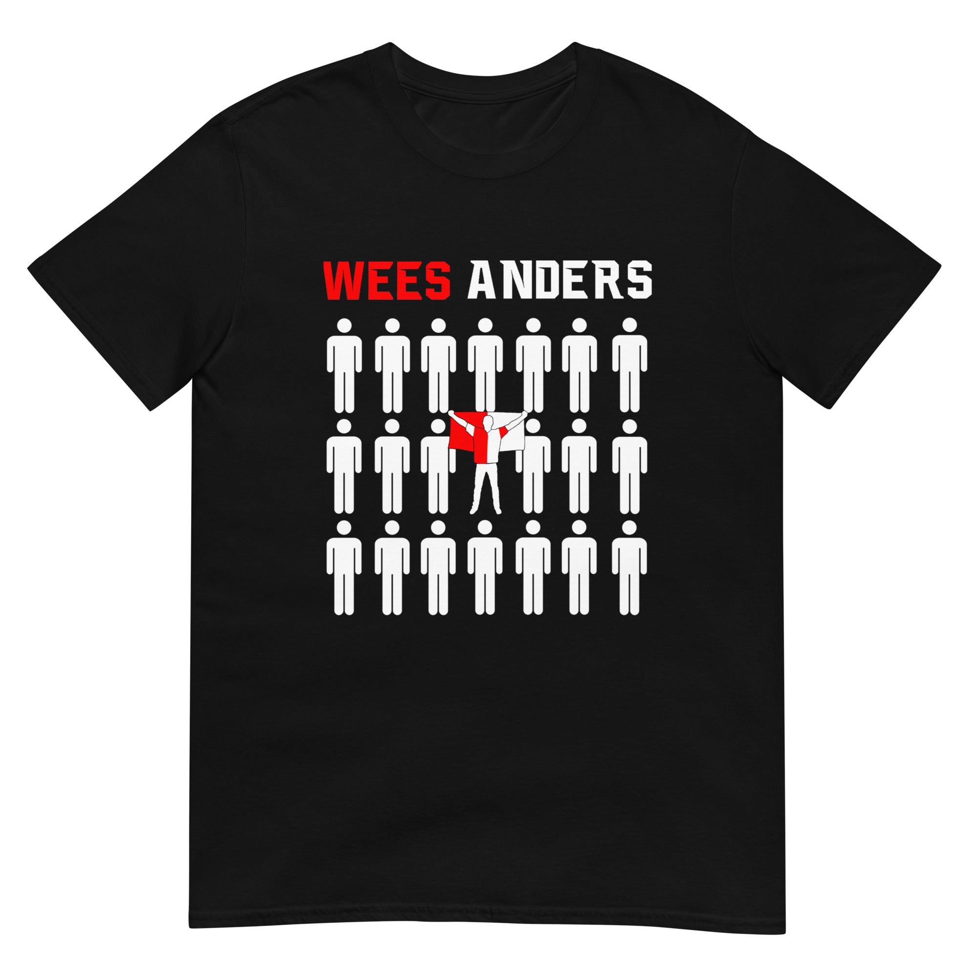 Unisex T-shirt  (Wees anders) 010