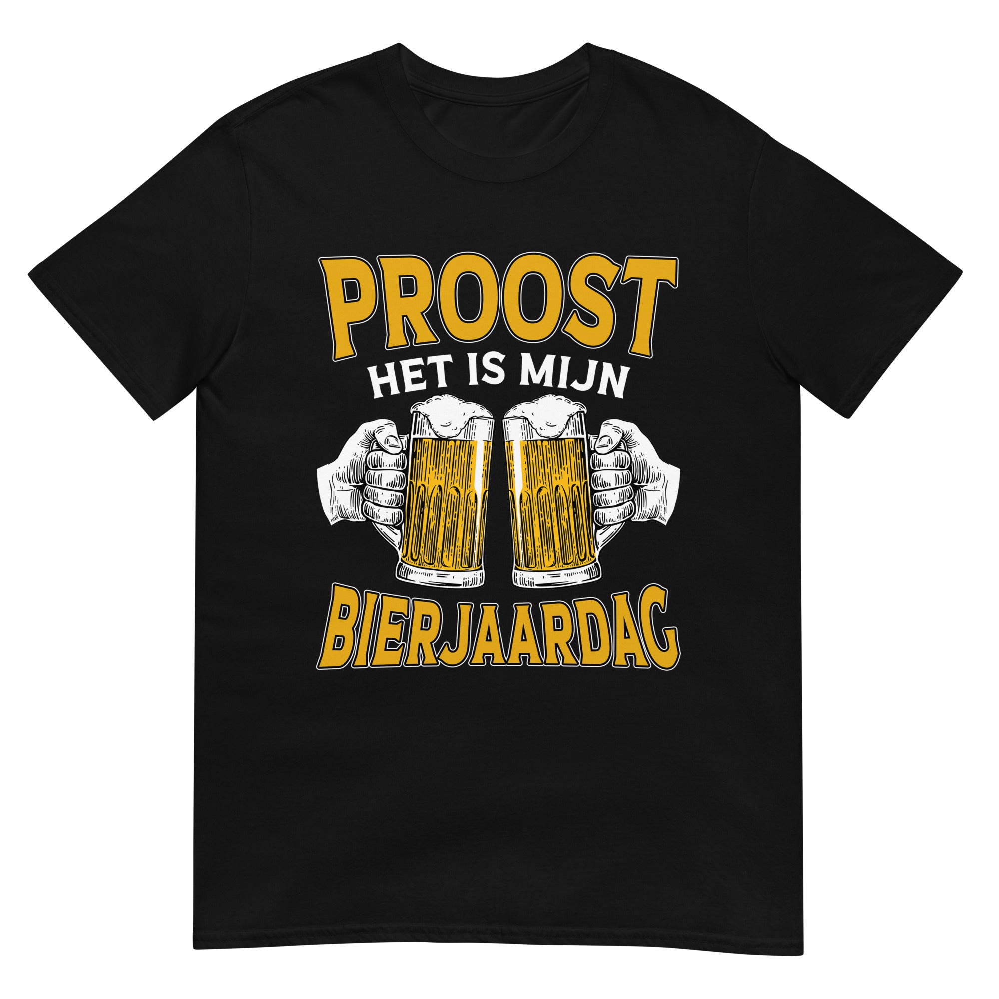 Unisex T-shirt (Proost het Is Mijn Bierjaardag)