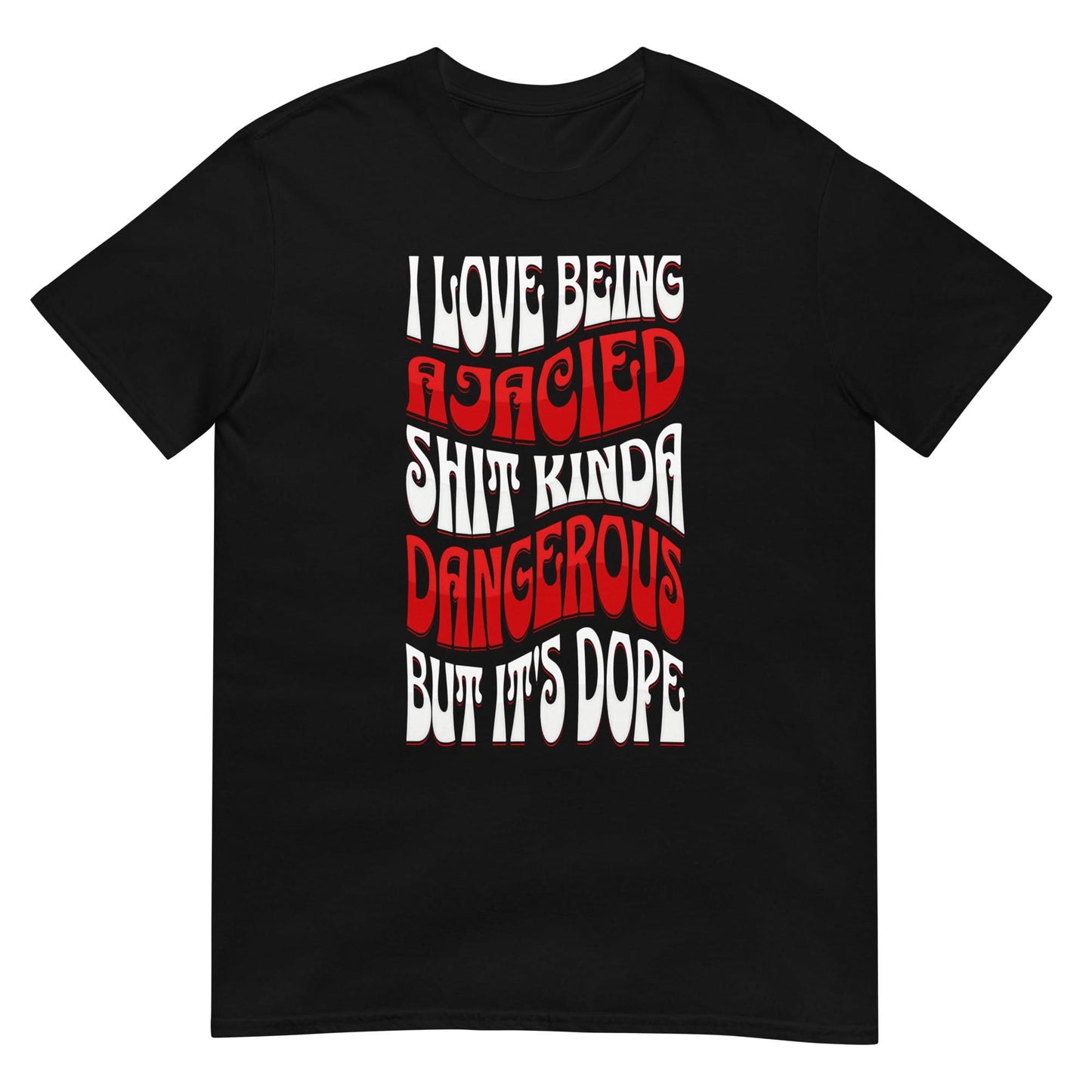 Unisex T-shirt (ik hou ervan om Ajacied) Amsterdam