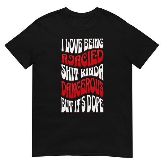 Unisex T-shirt (ik hou ervan om Ajacied) Amsterdam