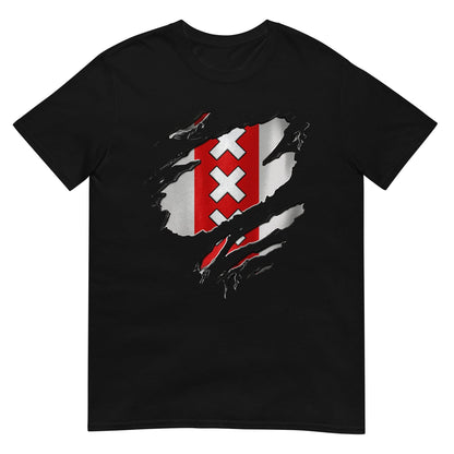 Unisex T-shirt (Ajacied flag) Amsterdam