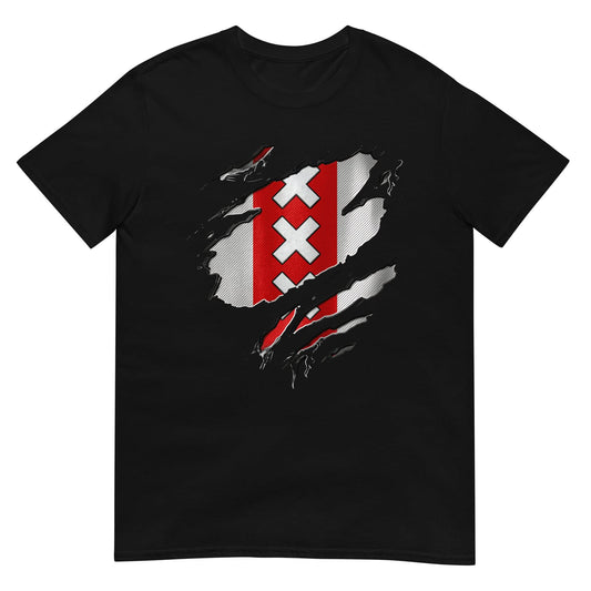 Unisex T-shirt (Ajacied flag) Amsterdam