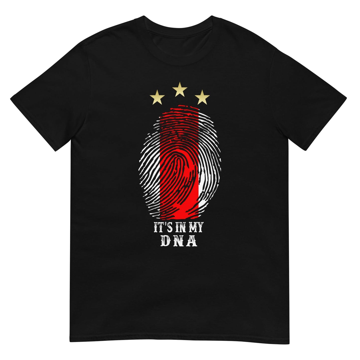 Unisex T-shirt (Ajacied Het zit in mijn DNA) Amsterdam